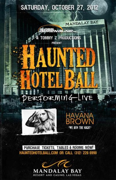 Haunted Hotel Ball w/ DJ Havana Brown at Mandalay Bay Saturday, 27 October 2012